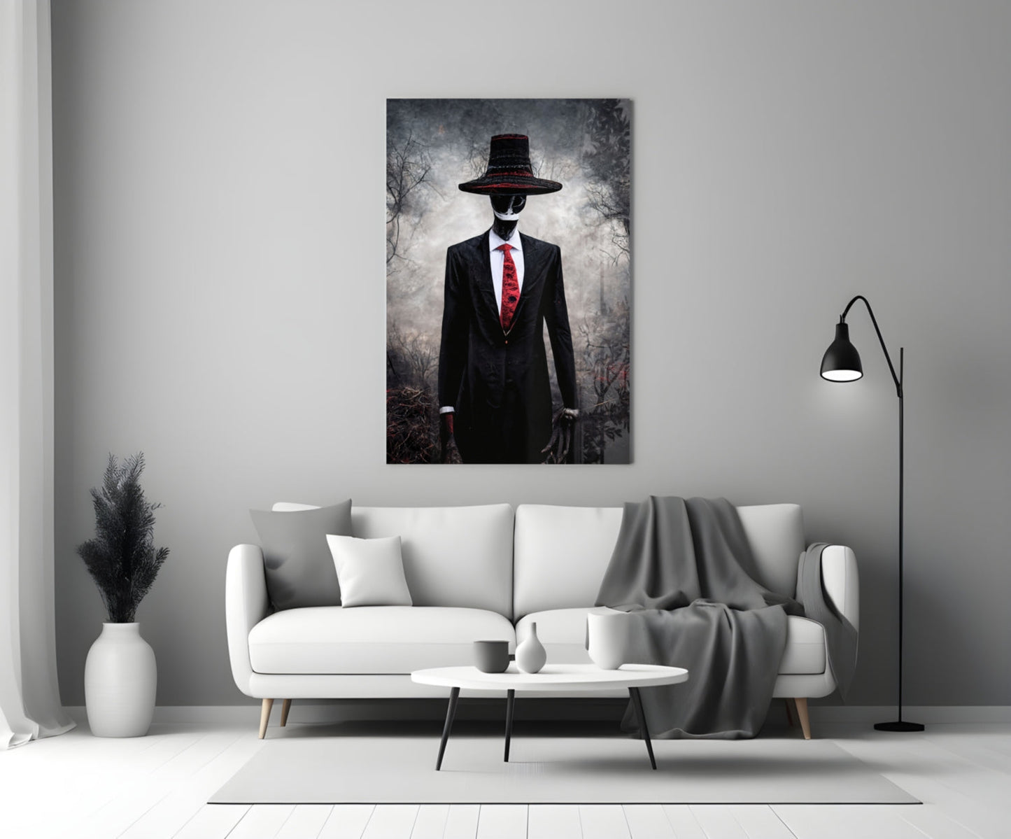 Negotiator Glass Wall Art