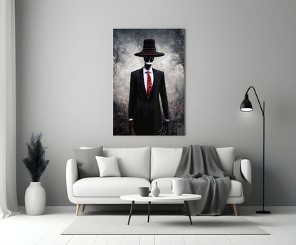 Negotiator Glass Wall Art