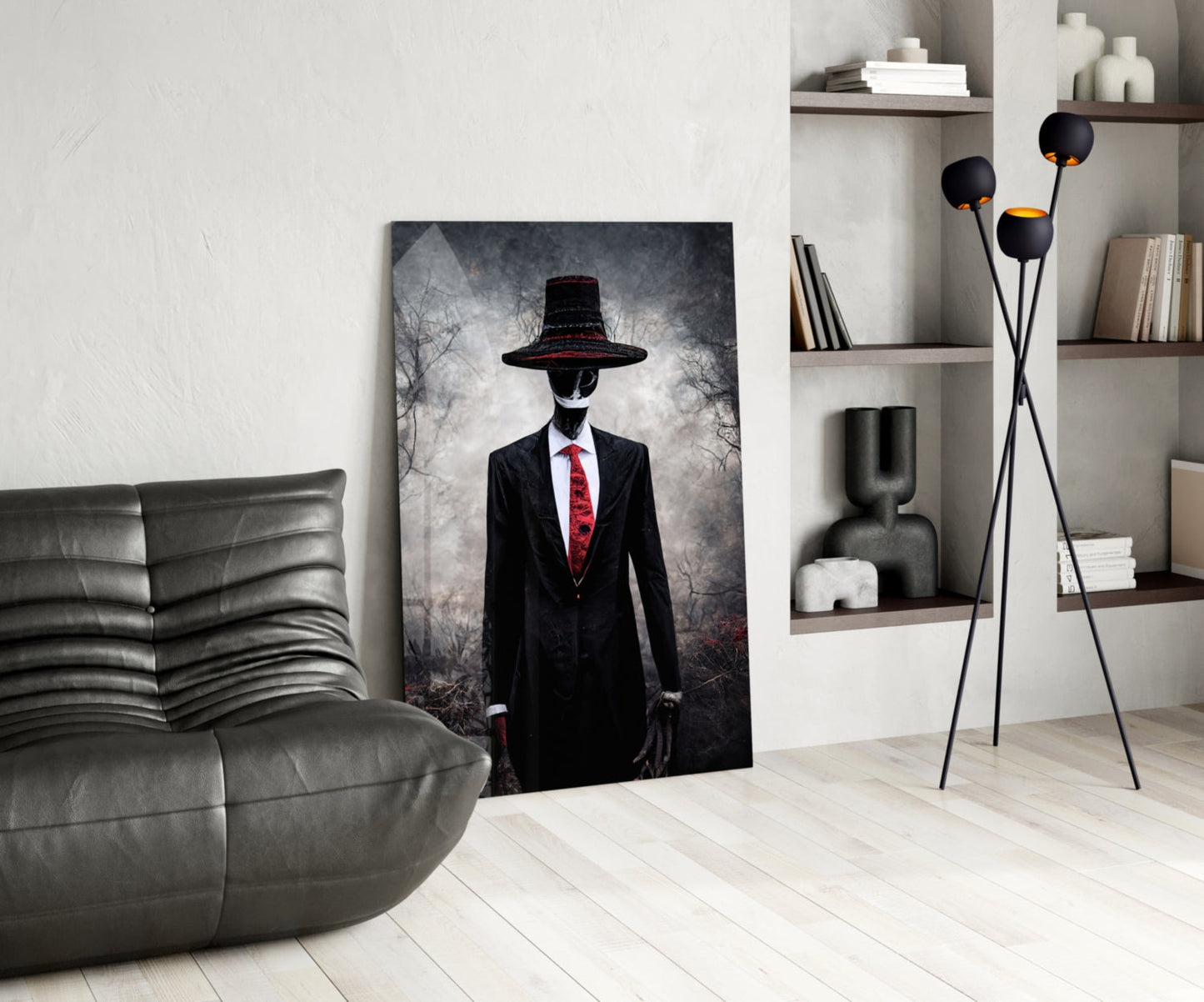 Negotiator Glass Wall Art
