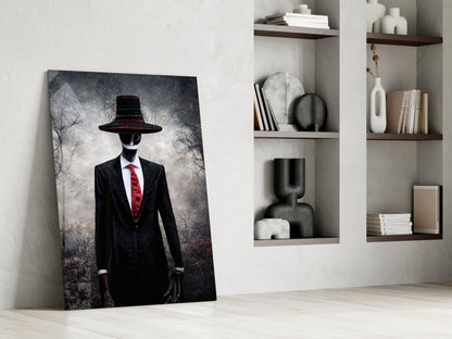 Negotiator Glass Wall Art