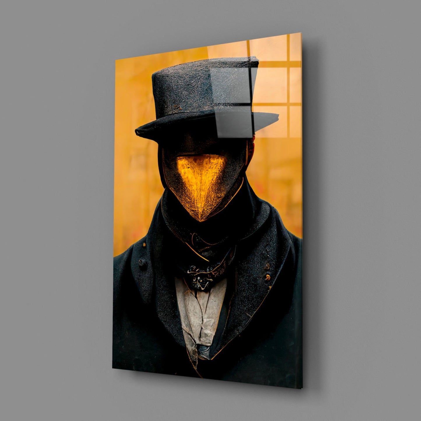Mr. Beak Glass Wall Art