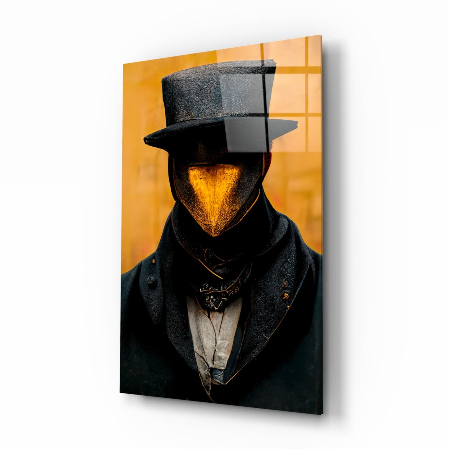 Mr. Beak Glass Wall Art