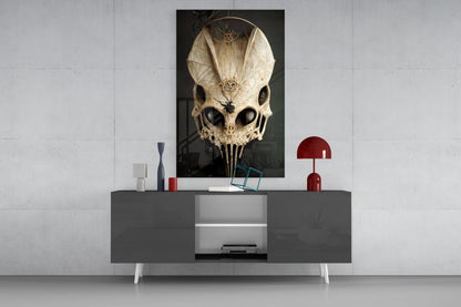It's Skull Glass Wall Art