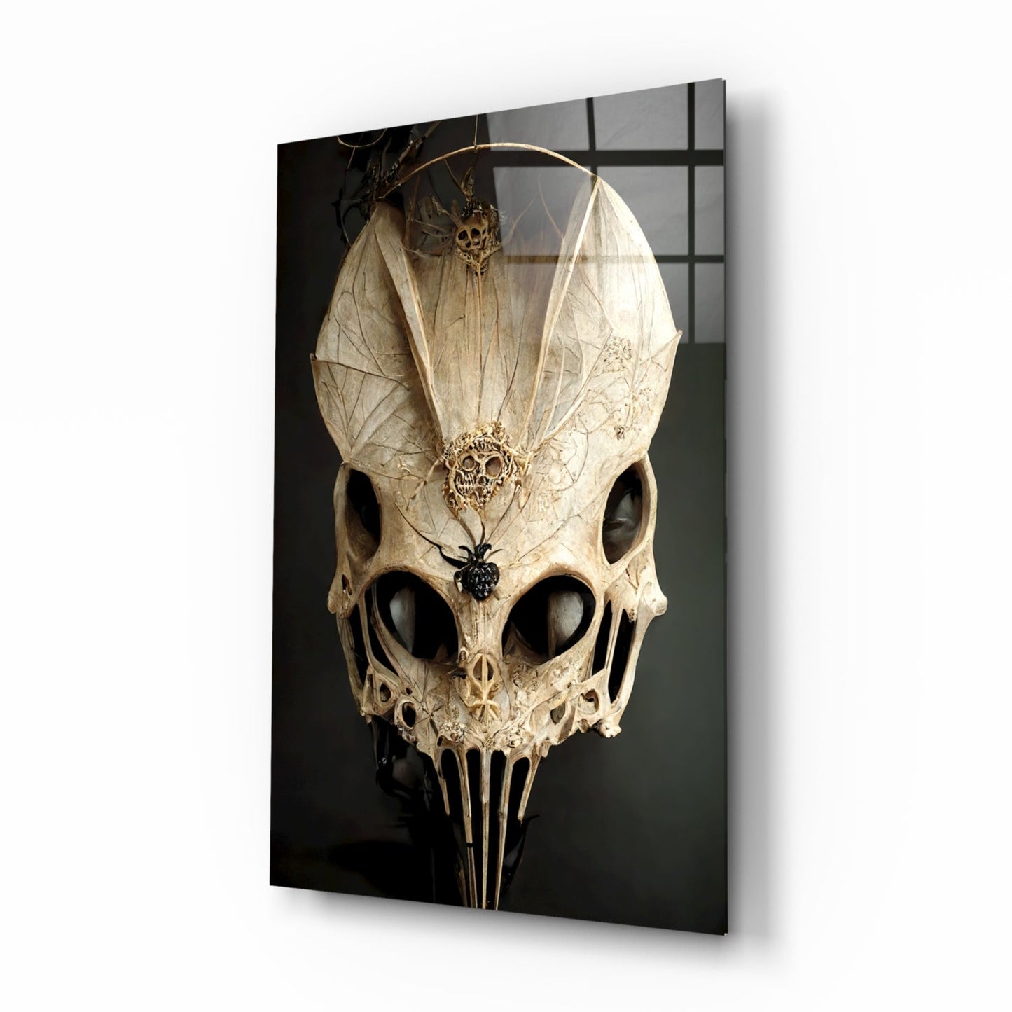 It's Skull Glass Wall Art