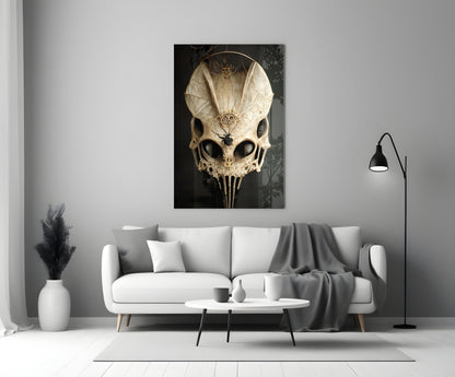 It's Skull Glass Wall Art