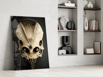 It's Skull Glass Wall Art
