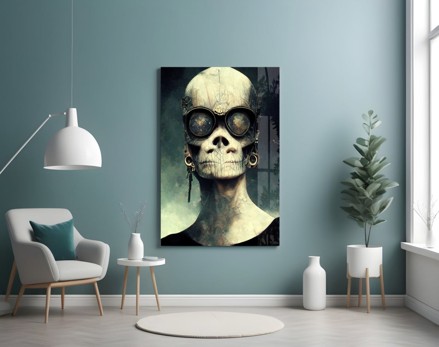 No Talk Glass Wall Art