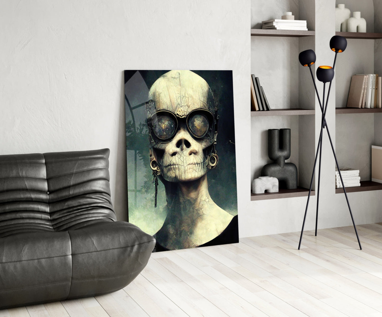 No Talk Glass Wall Art