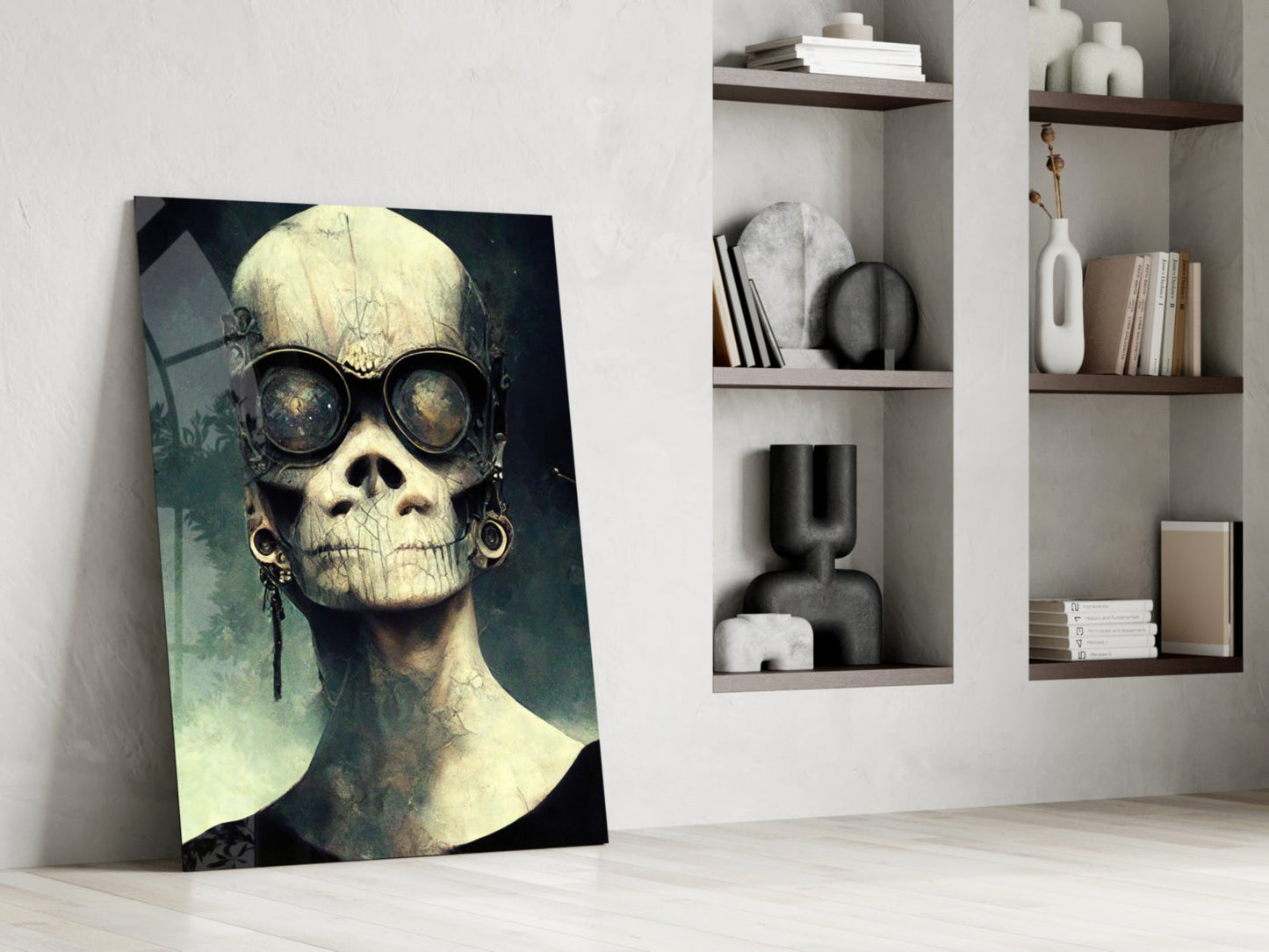 No Talk Glass Wall Art