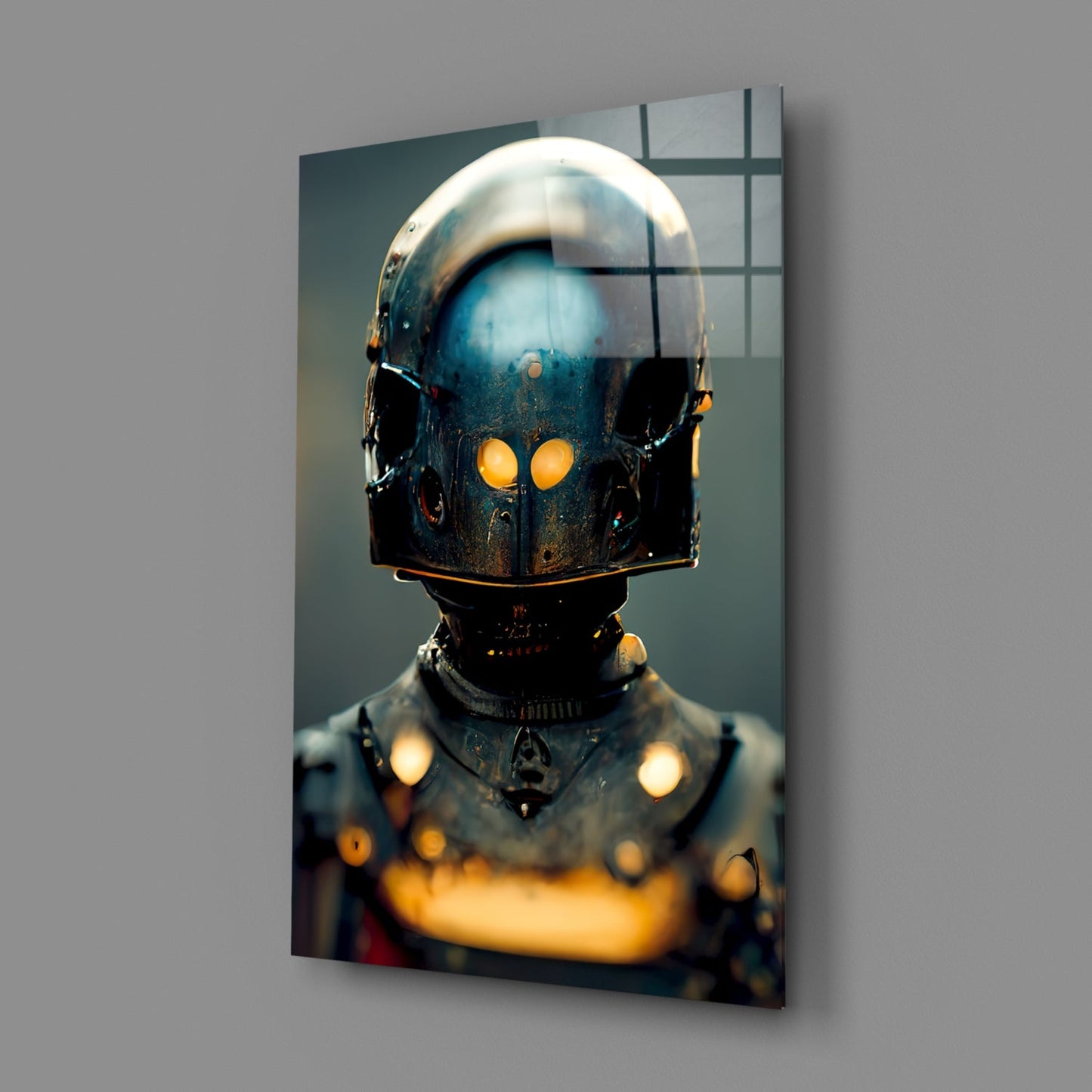 Fighter Glass Wall Art