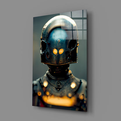Fighter Glass Wall Art