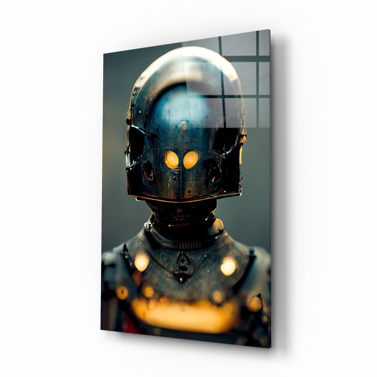 Fighter Glass Wall Art