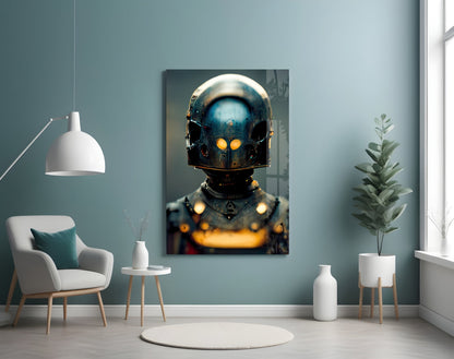 Fighter Glass Wall Art