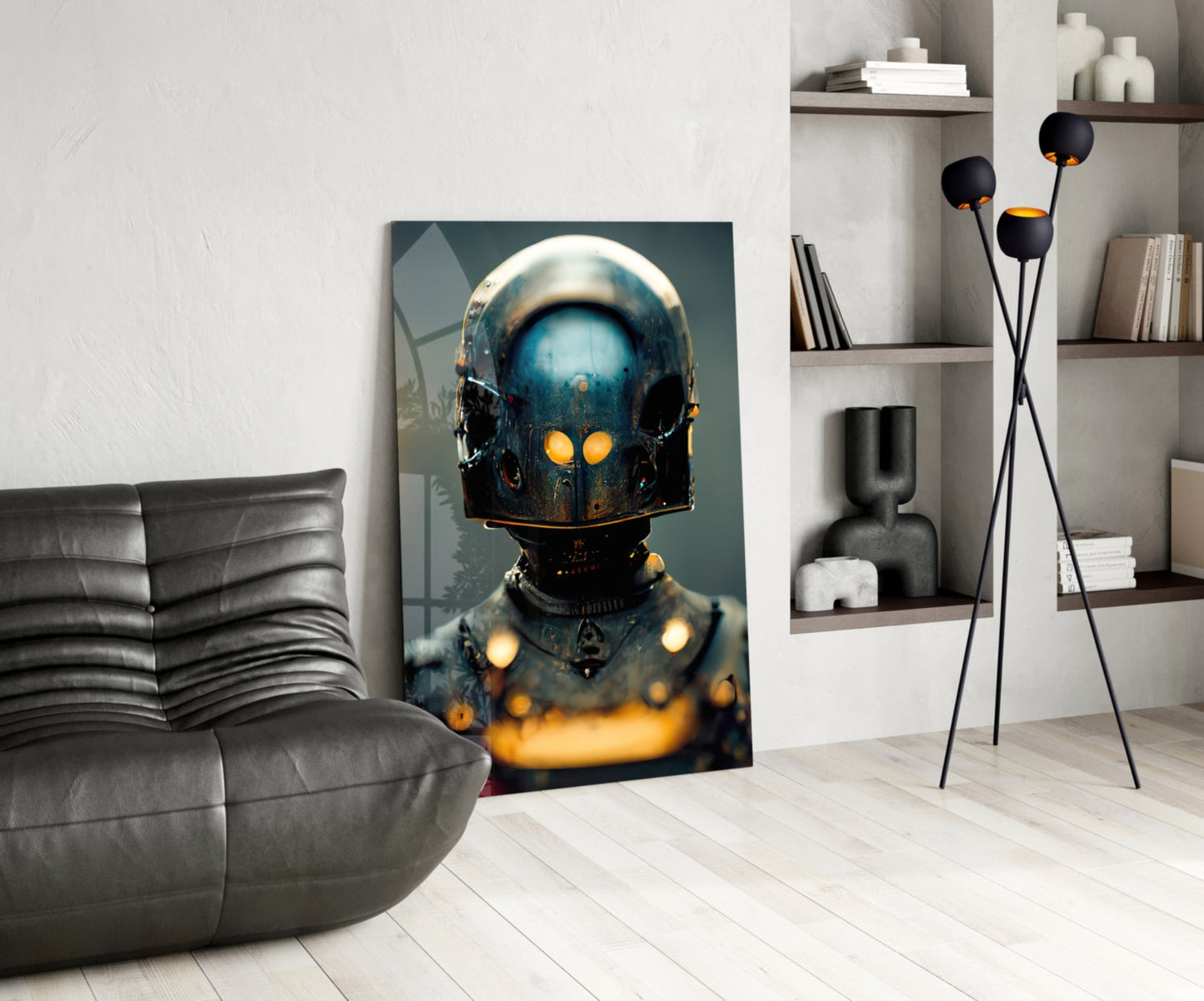 Fighter Glass Wall Art