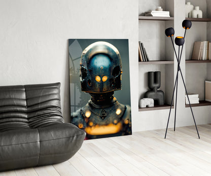 Fighter Glass Wall Art