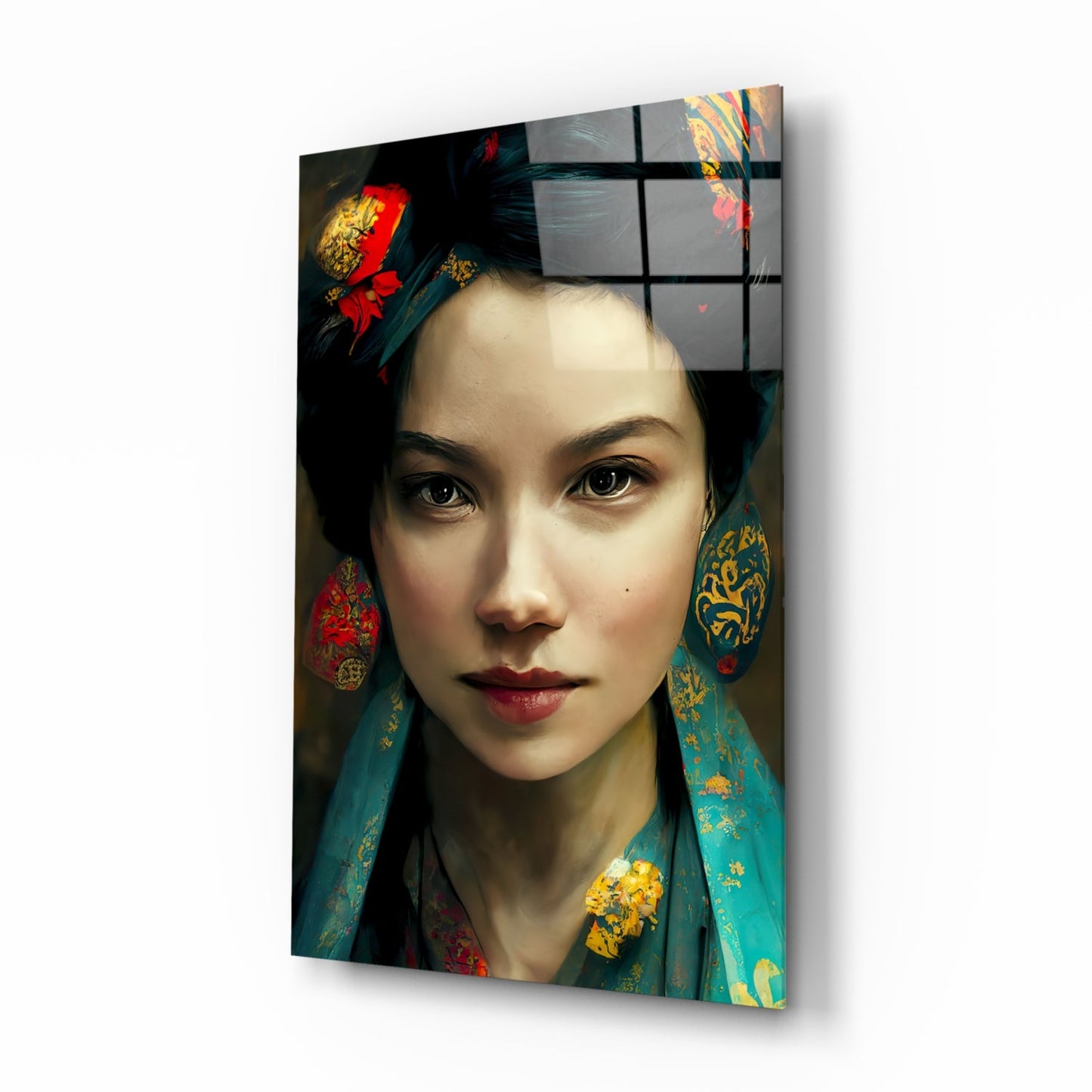 Virtual Beauty Glass Wall Art