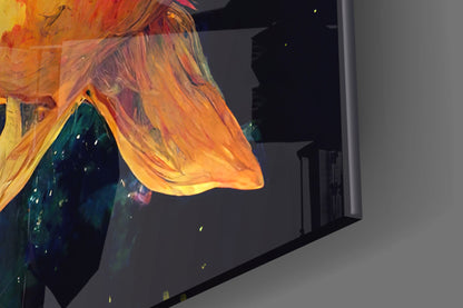 Space Aquarium Glass Wall Art