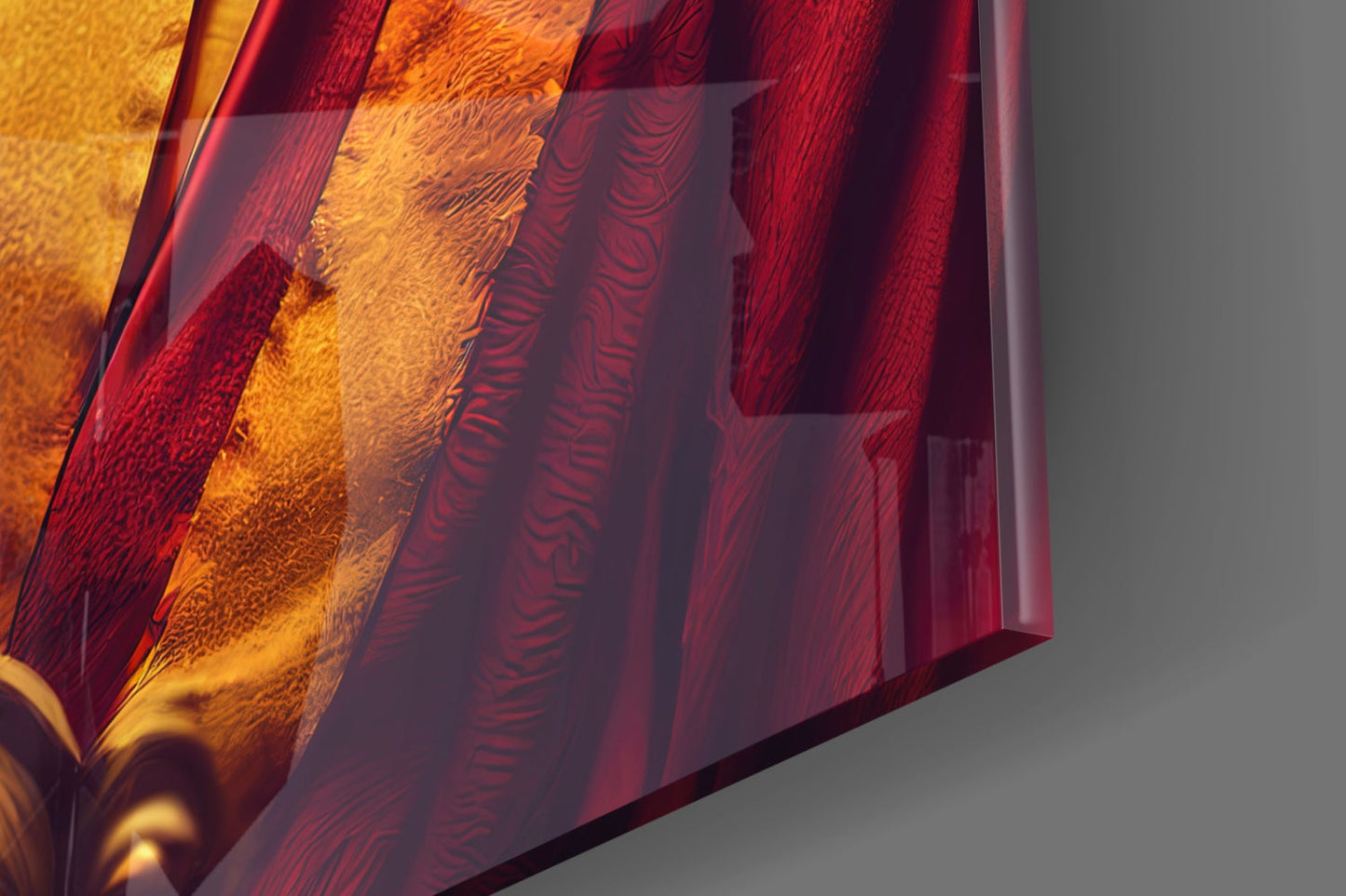 Ape King Glass Wall Art