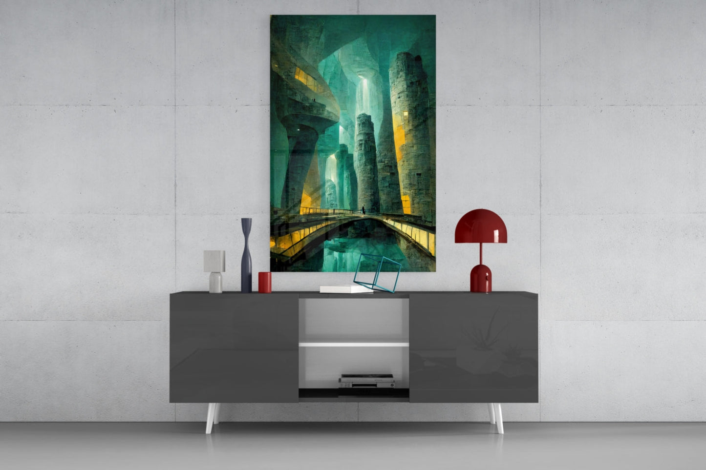 Underground Glass Wall Art