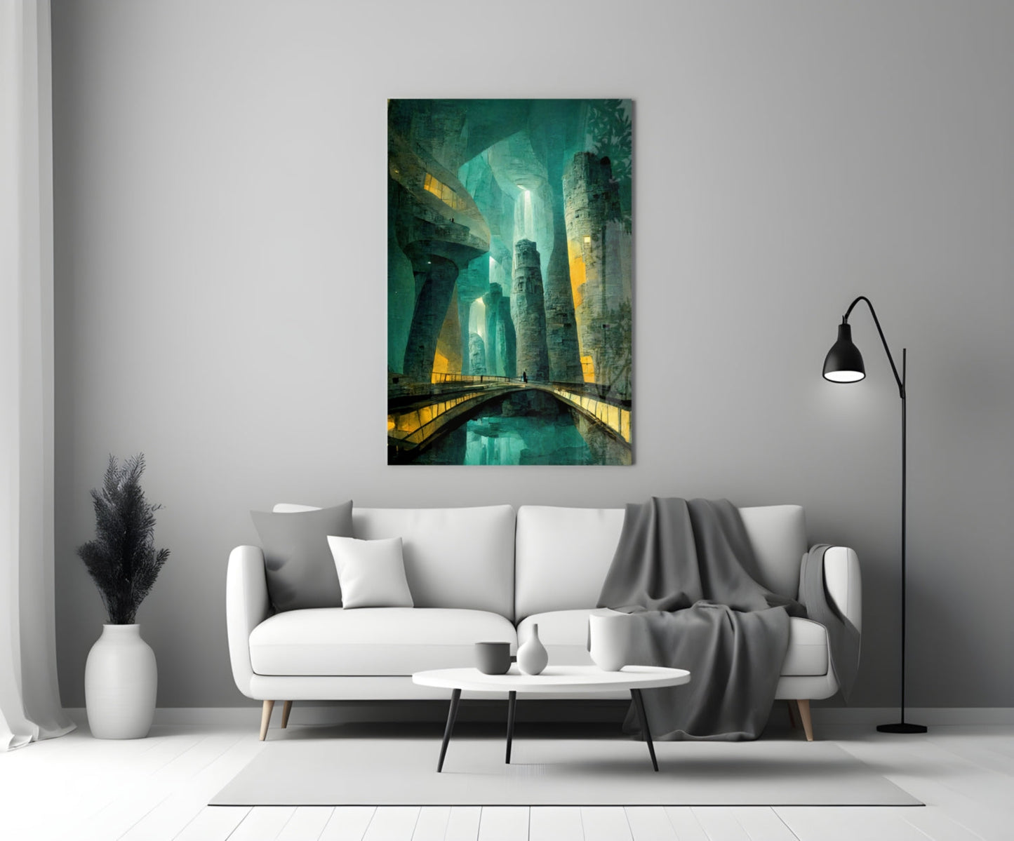 Underground Glass Wall Art
