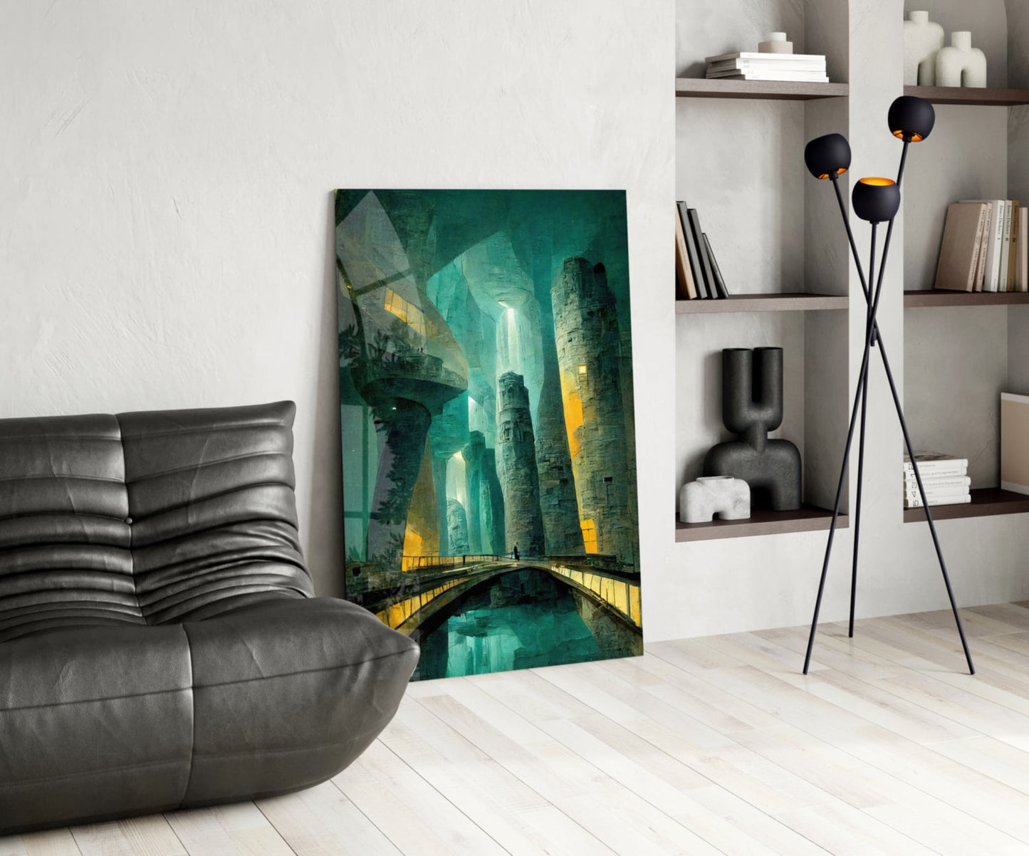 Underground Glass Wall Art