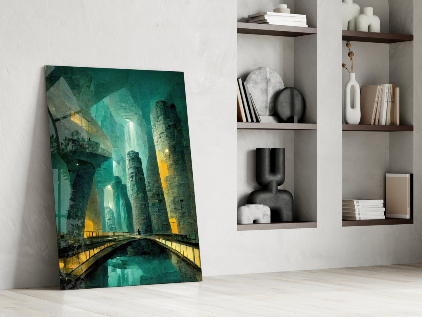 Underground Glass Wall Art
