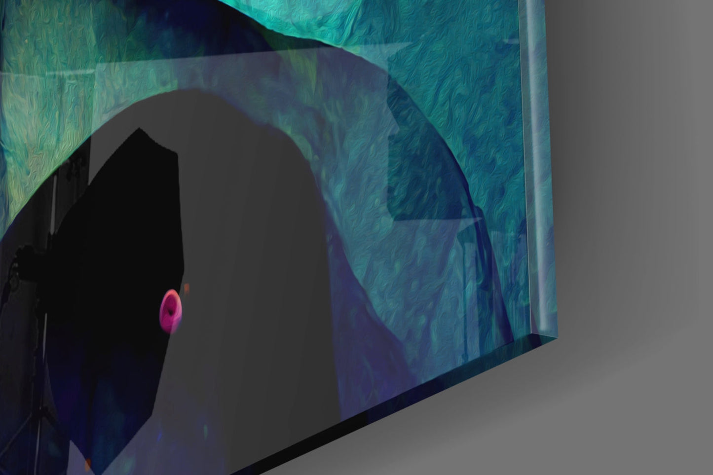 The Hug Glass Wall Art