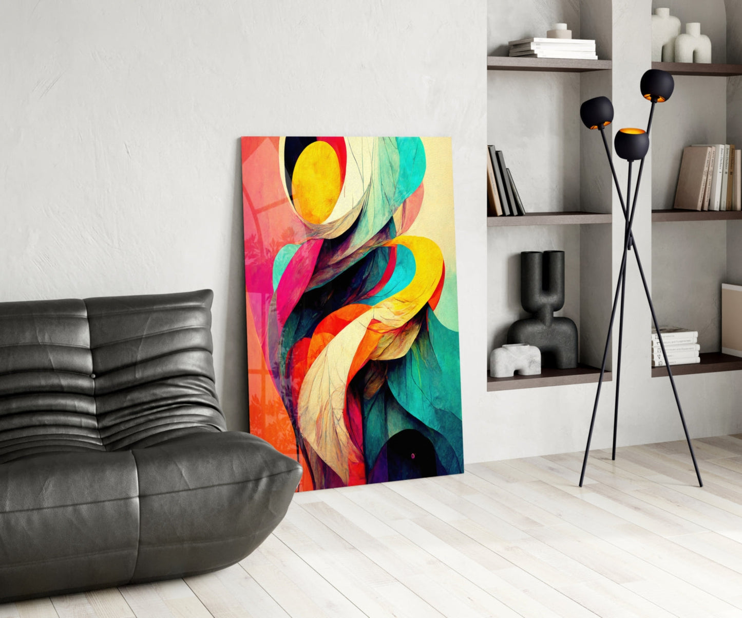 The Hug Glass Wall Art