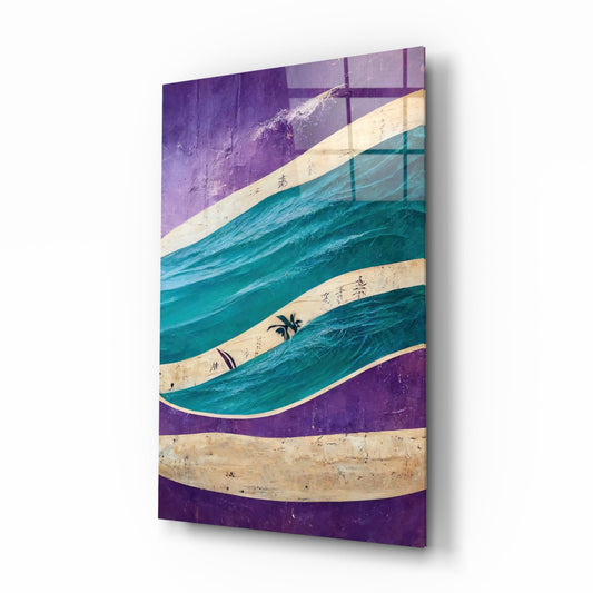 Waves Glass Wall Art