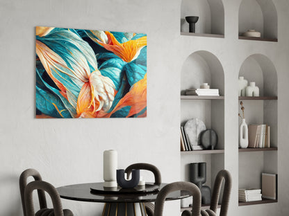 Flowerish Glass Wall Art