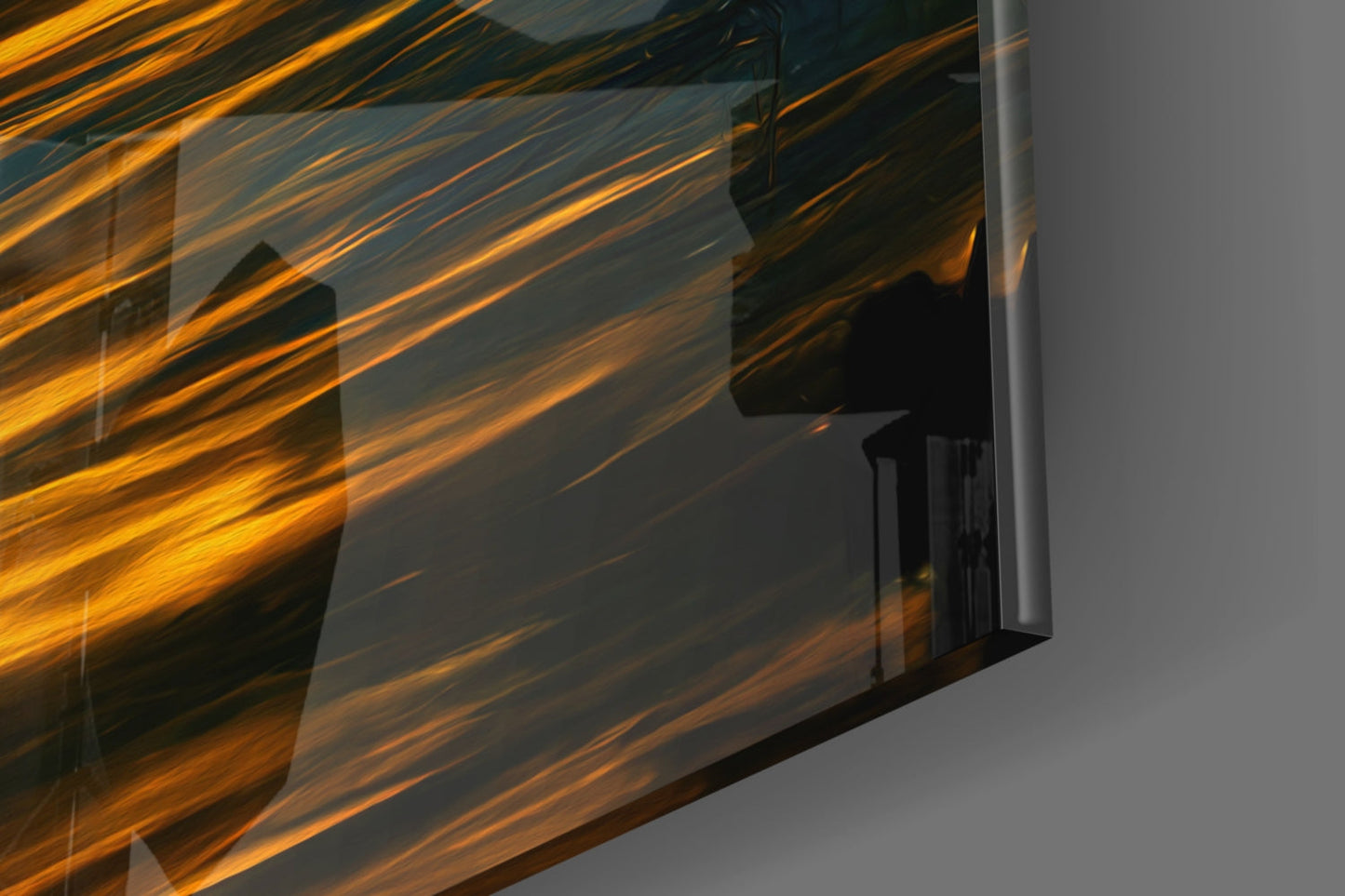 Silence Glass Wall Art