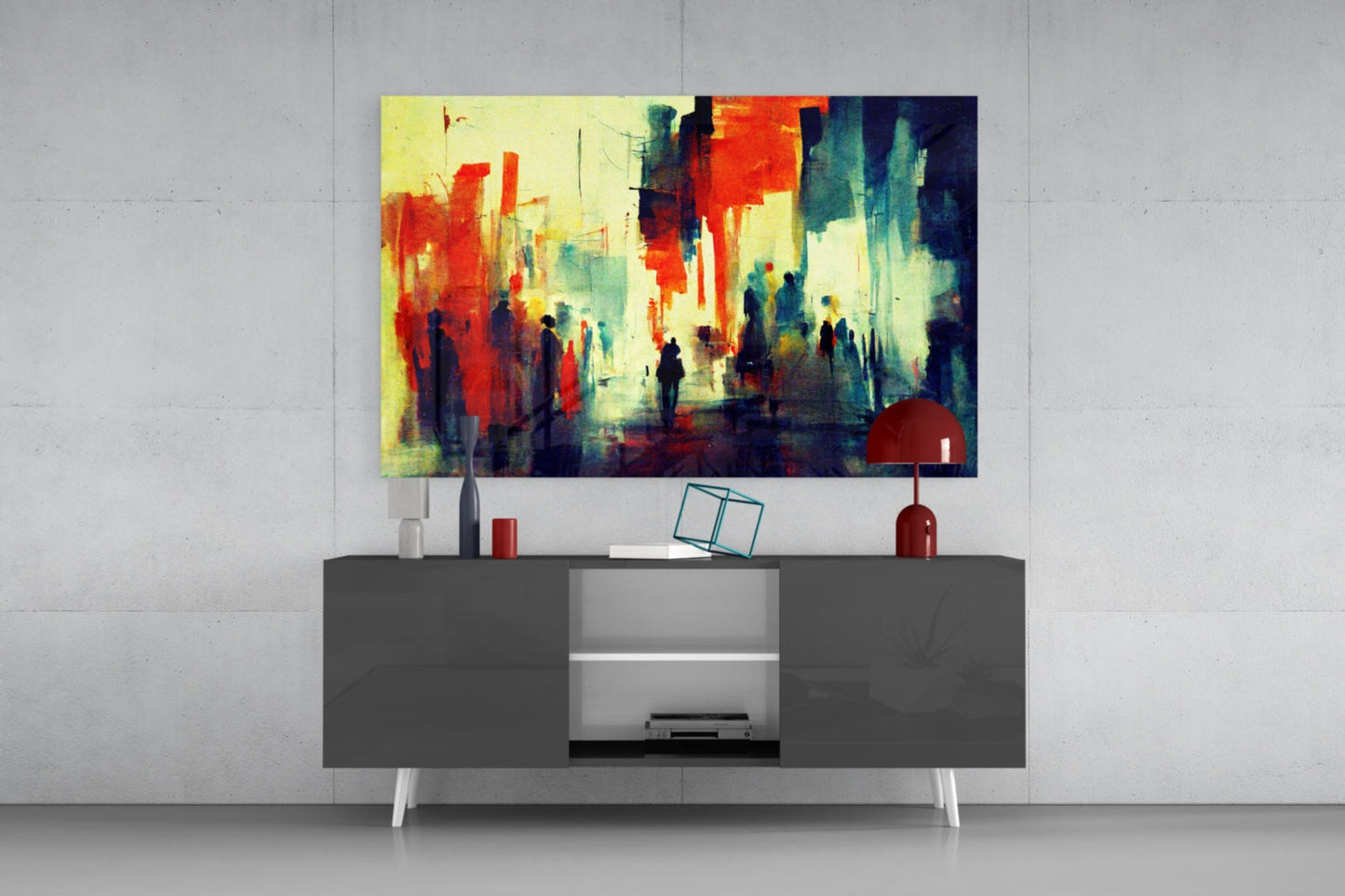 Silhouettes Glass Wall Art