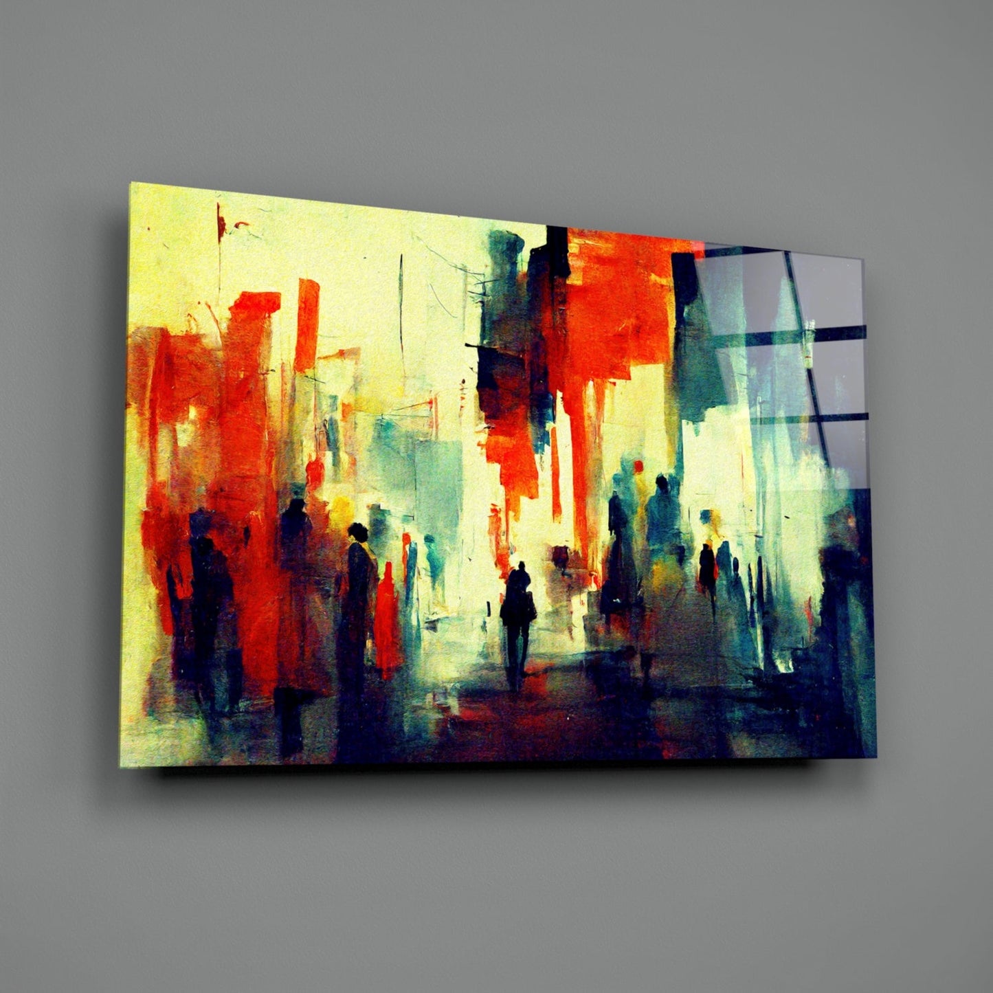 Silhouettes Glass Wall Art