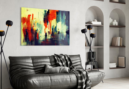Silhouettes Glass Wall Art