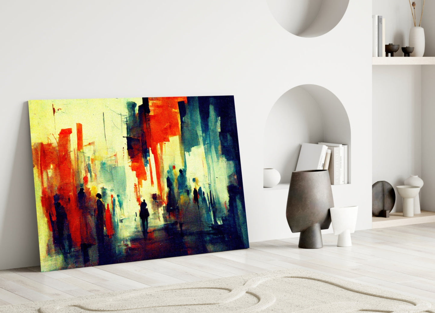 Silhouettes Glass Wall Art