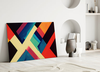 Corners Glass Wall Art
