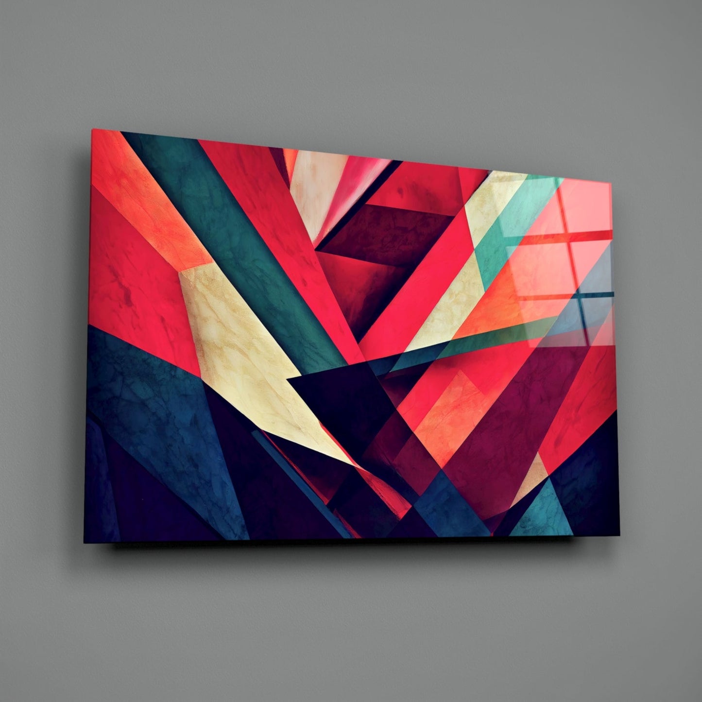 Corners Glass Wall Art