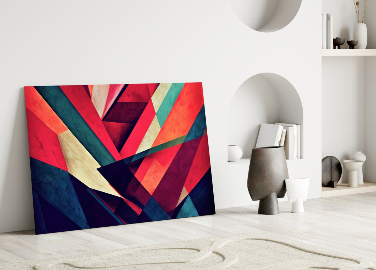 Corners Glass Wall Art