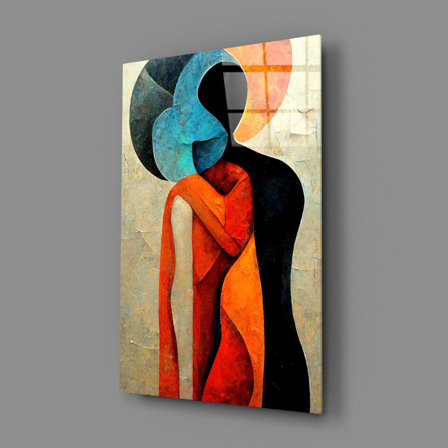 Hug Glass Wall Art
