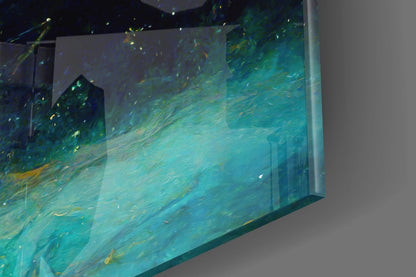 Mysticism Two Dervishes Glass Wall Art