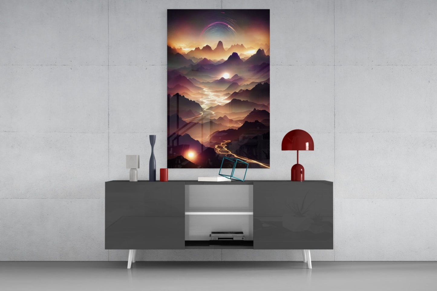 Lavas Glass Wall Art