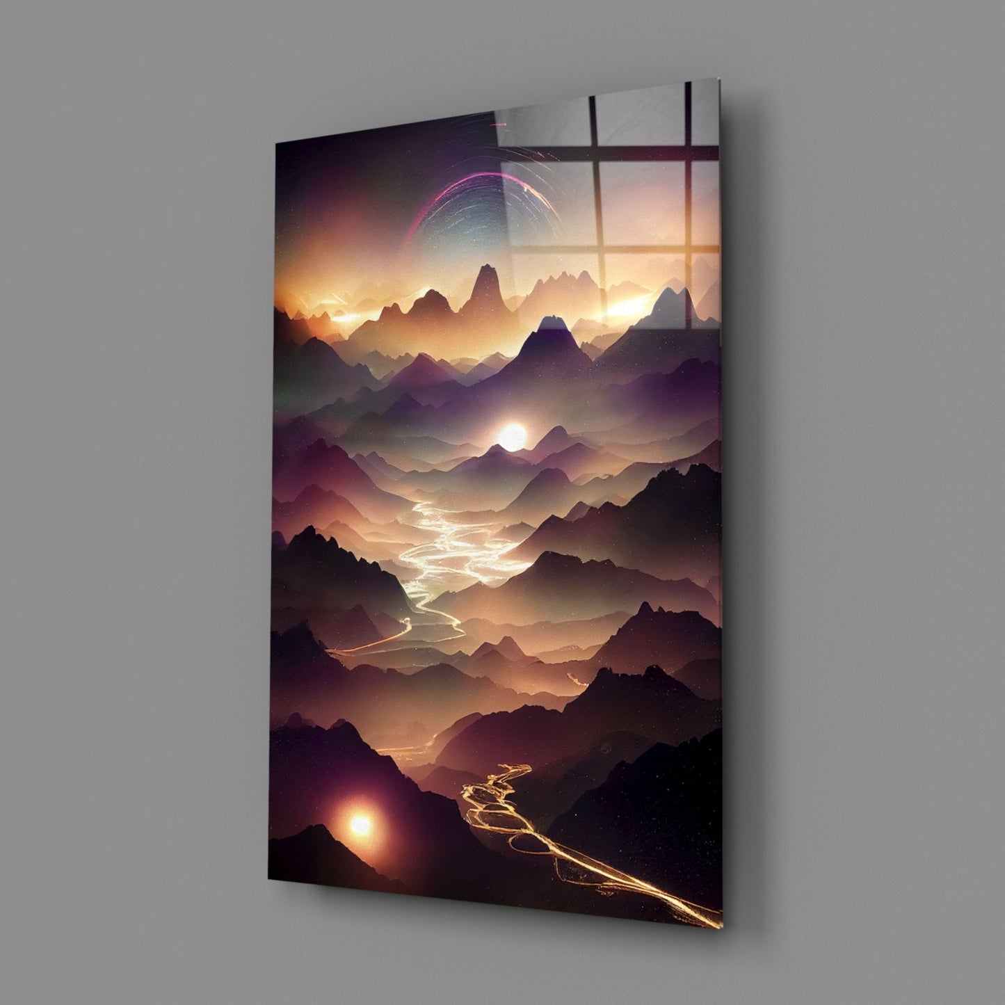 Lavas Glass Wall Art