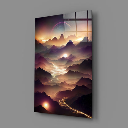 Lavas Glass Wall Art