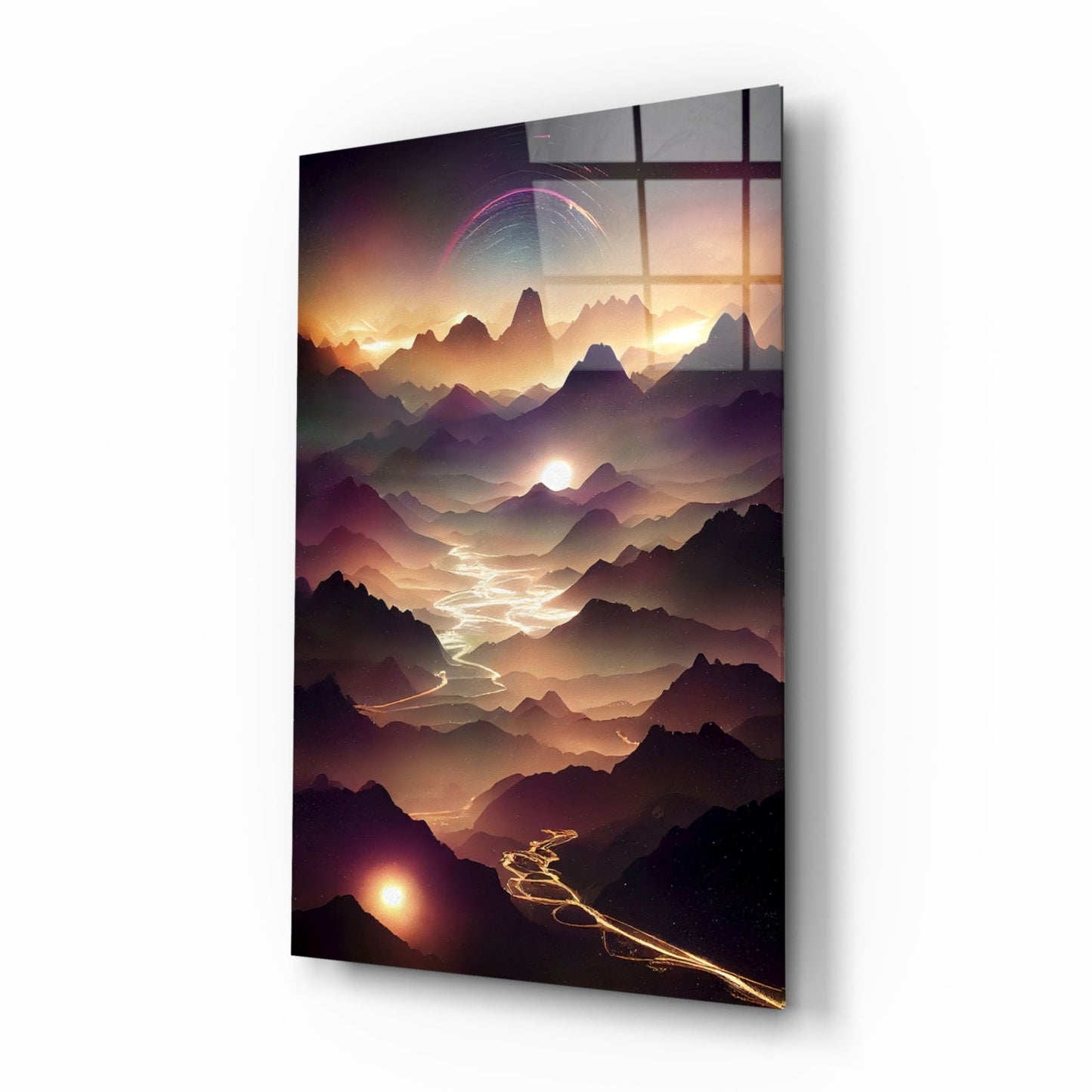 Lavas Glass Wall Art