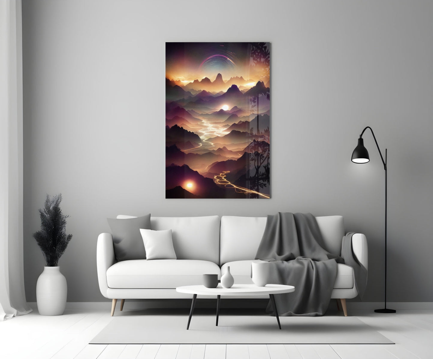 Lavas Glass Wall Art