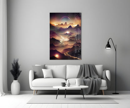 Lavas Glass Wall Art