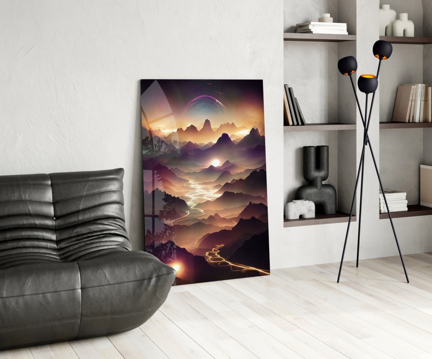 Lavas Glass Wall Art