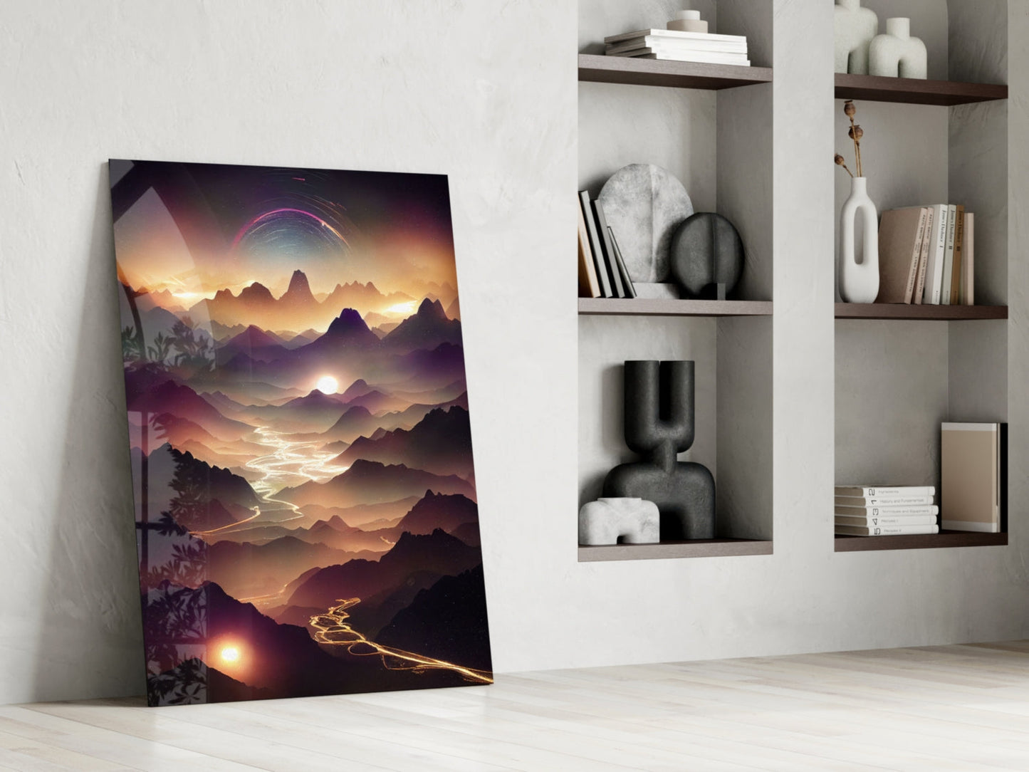 Lavas Glass Wall Art