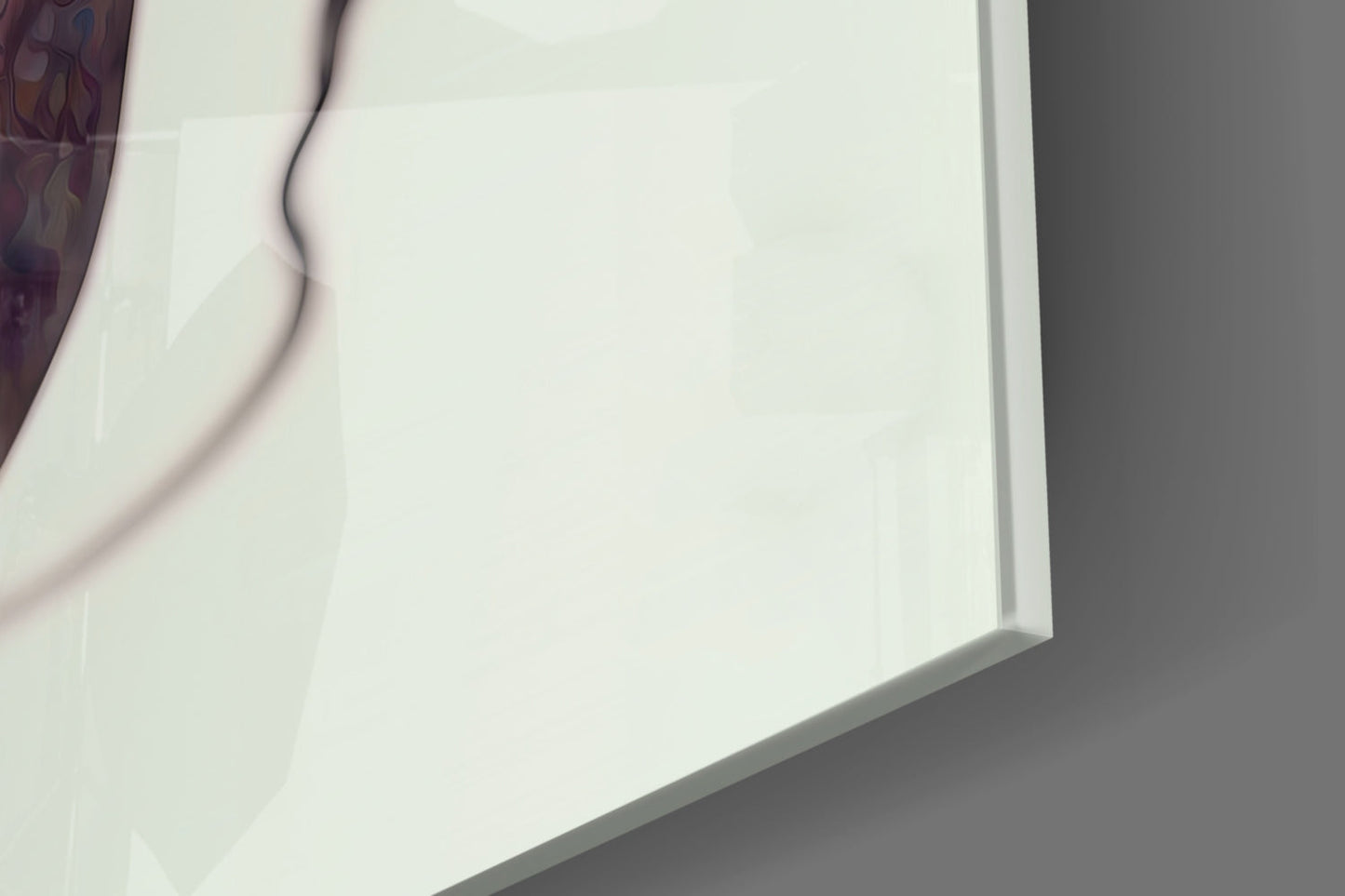 From Cartoon to Reality Glass Wall Art