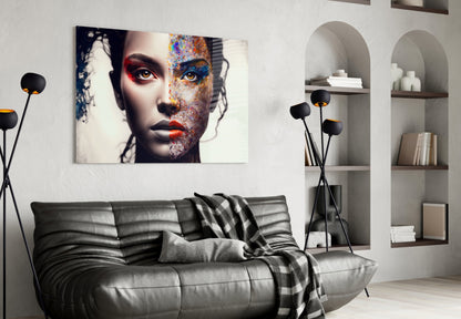 From Cartoon to Reality Glass Wall Art